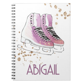Carnet "Patinage artistique" personnalisé