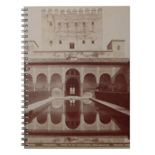 Carnet Patio de los Arrayanes, Alhambra, c.1875-80 (sépi
