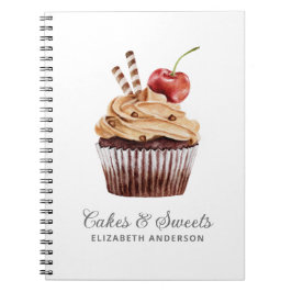 Carnet Pâtisserie Cupcake Chef boulangerie