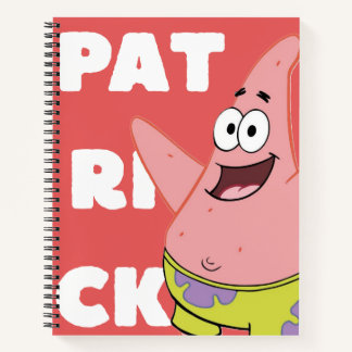 Carnet Patrick Star Inspired Notebook 