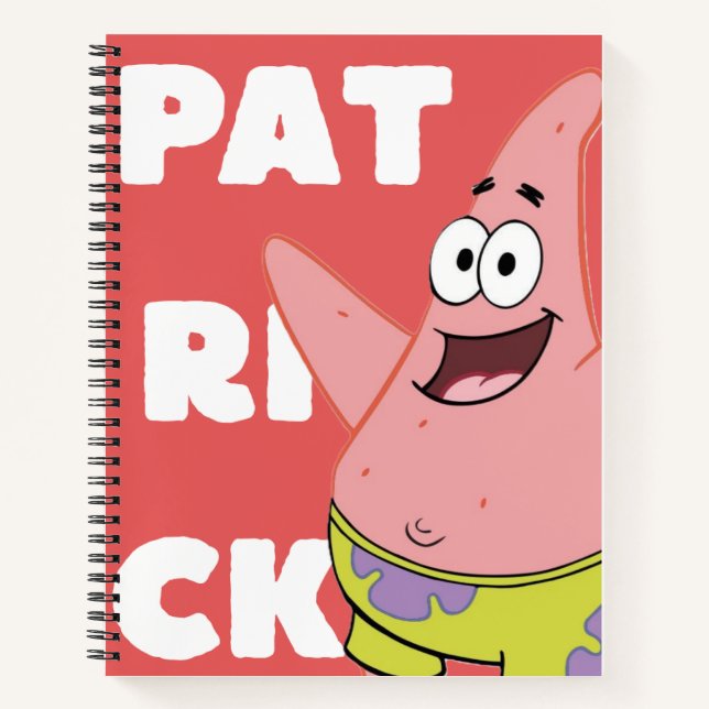 Carnet Patrick Star Inspired Notebook  (Devant)