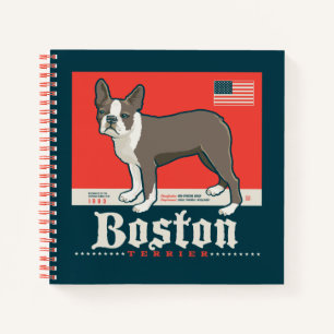 Carnet Patriotique   Boston Terrier