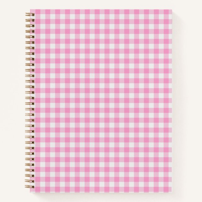 Carnet Patron de fille rose fashionista (Devant)
