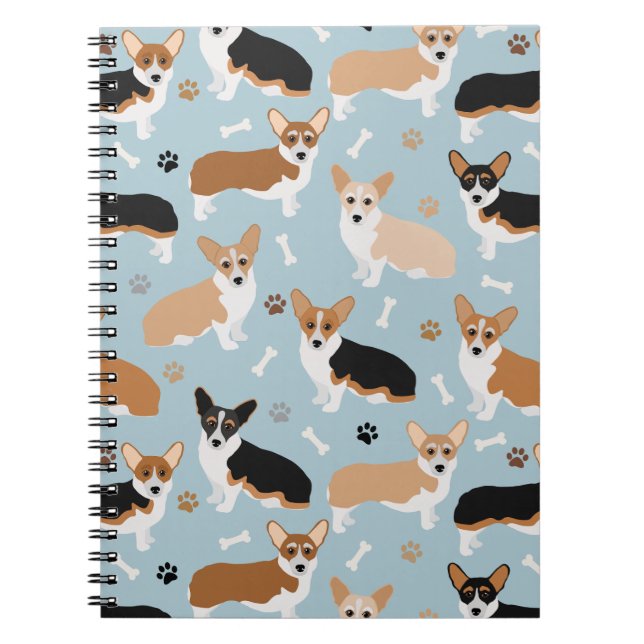 Carnet Patrouilles et os de Chiens de Corgi (Devant)