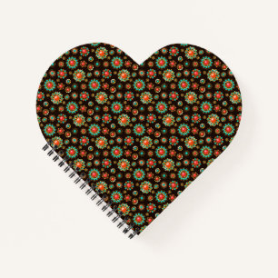 Carnet Pattern de Ethnic Brooches Seamless