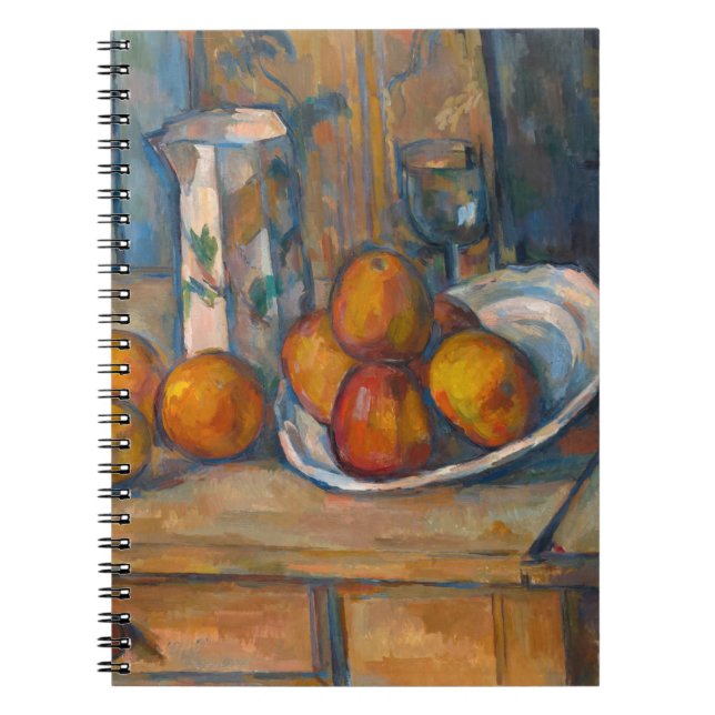 Carnet Paul Cezanne - Nature morte avec un pot à lait et  (Devant)