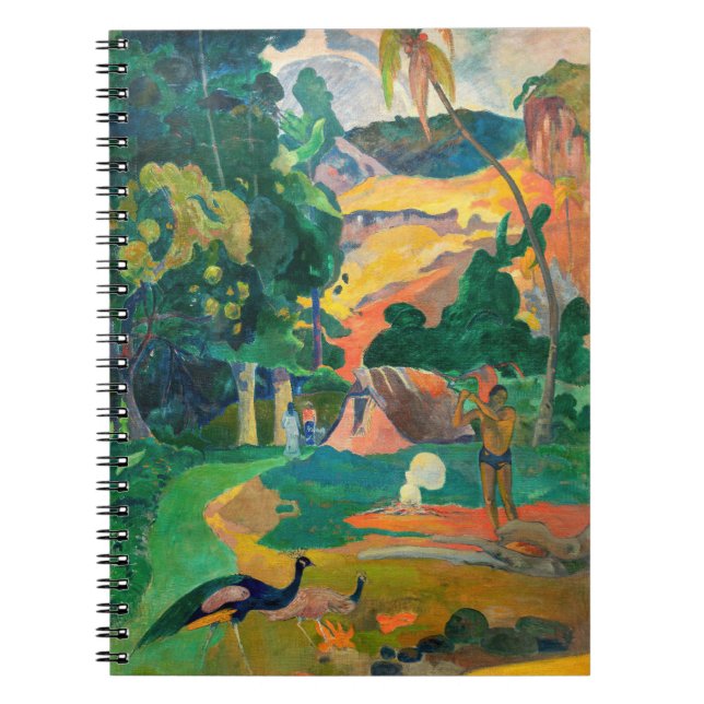 Carnet Paul Gauguin - Paysage avec Peacocks / Matamoe (Devant)