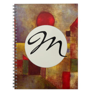 Carnet Paul Klee – ballon rouge, art abstrait et coloré