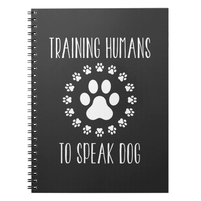 Carnet Paw d'entraînement pour chiot de l'entraîneur de c (Devant)