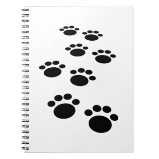 Carnet Paw Paw Trail pour animaux de compagnie caricaturé