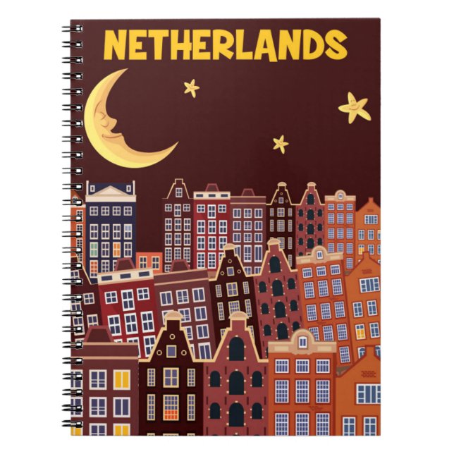 Carnet Pays-Bas la nuit (Devant)