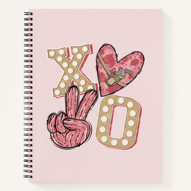 Carnet Pays occidental Xoxo | Embrous et baisers (Devant)