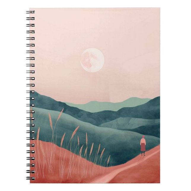 Carnet Paysage Abstrait de Boho (7) (Devant)
