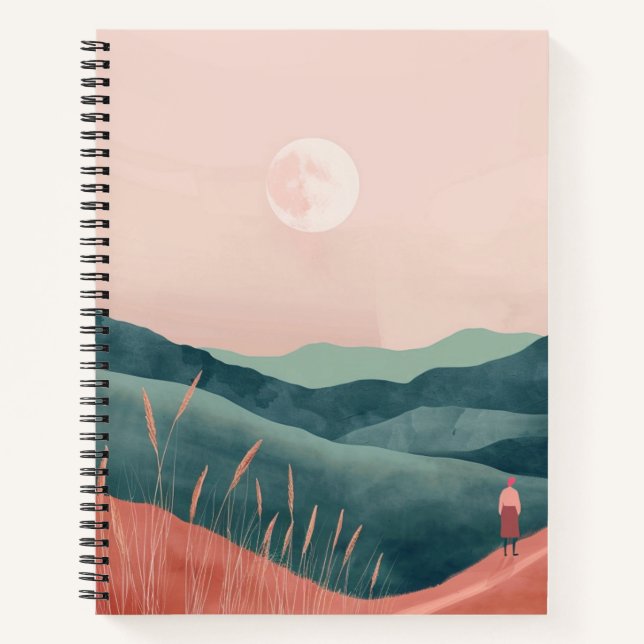 Carnet Paysage Abstrait de Boho (7) (Devant)