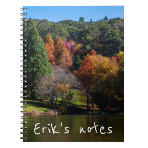 Carnet Paysage coloré d'automne australien
