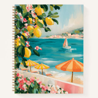 Carnet Paysage de Positano sur la côte amalfitaine de la