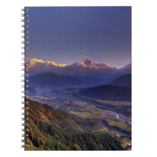 Carnet Paysage de vue : L'HIMALAYA POKHARA NÉPAL