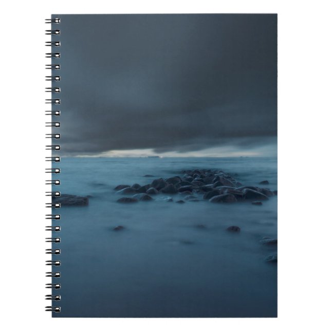 Carnet Paysage marin dramatique (Devant)