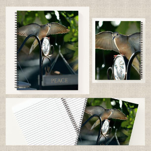 Carnet Peace Dove diffuse des ailes photographiques