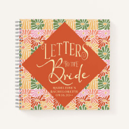 Carnet Peach rose Super Floral Abstrait