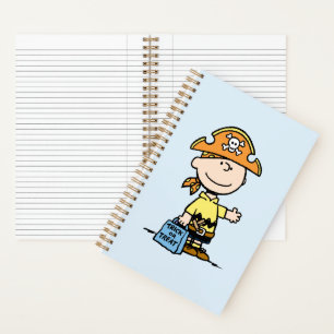 Carnet Peanuts Charlie Brown Pirate Halloween