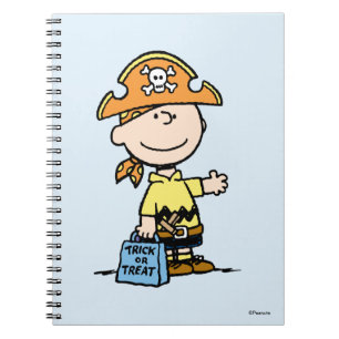 Carnet Peanuts Charlie Brown Pirate Halloween