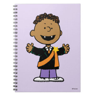 Carnet Peanuts Franklin Halloween Vampire