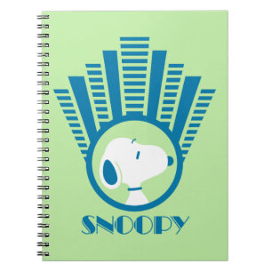 Carnet Peanuts   Snoopy Blue Deco Dreams