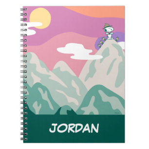 Carnet Peanuts Snoopy & Troop Hiking the Mountain