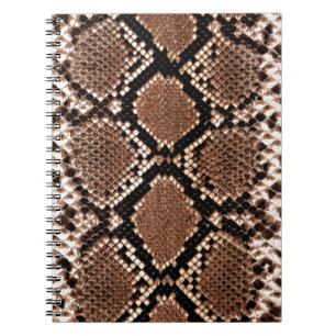 Carnet Peau de Crotale Diamondback Occidental