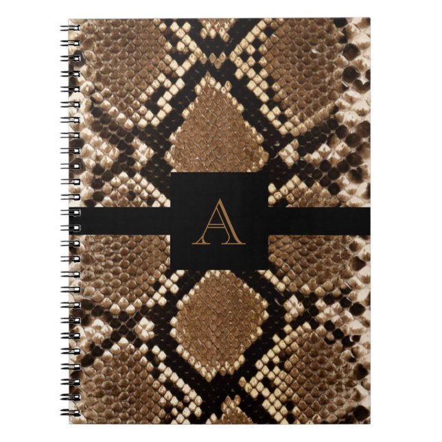 Carnet Peau de serpent (Devant)