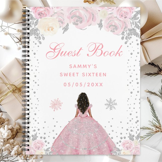 Carnet Peau rose foncée hiver Princesse Sweet sixteen (Créateur téléchargé)