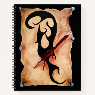 Carnet Peau sanglante tatouée Halloween Horreur