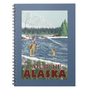 Carnet Pêcheur de mouche - Latouche, Alaska