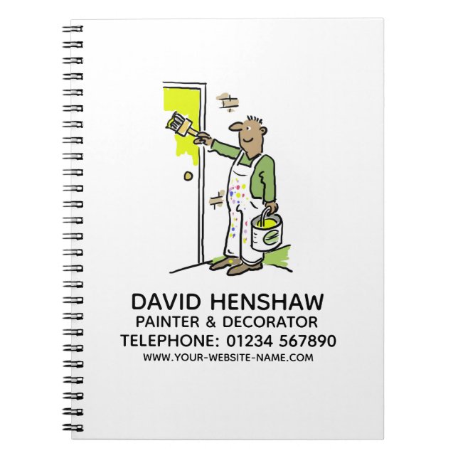 Carnet Peintre & Décorateur (Devant)