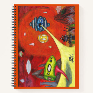 Carnet Peinture à l'aquarelle Science-fiction Dimension A