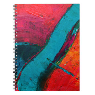 Carnet Peinture à l'huile dessinée à la main. arrière - p