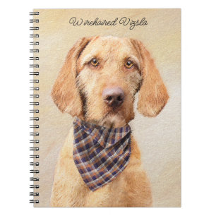 Carnet Peinture à poils durs Vizsla - Jolie Art Original