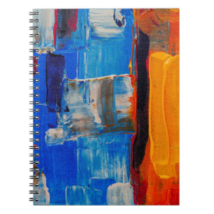 Carnet Peinture abstraite couleur aérée