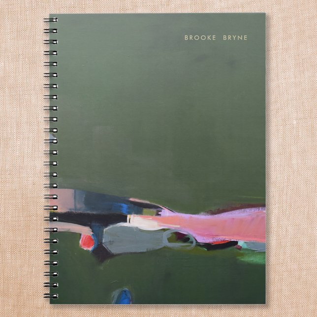 Carnet Peinture Abstraite verte (Créateur téléchargé)