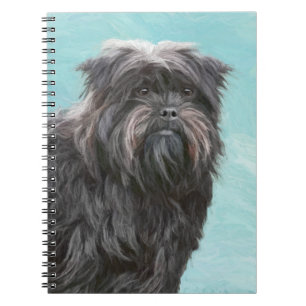 Carnet Peinture Affenpinscher - Joli art original chien
