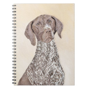 Carnet Peinture allemande d'indicateur aux cheveux courts