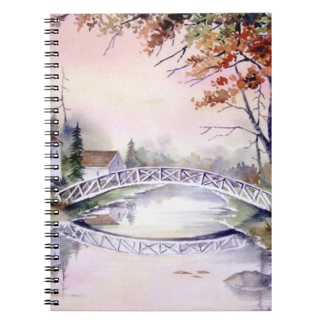Carnet Peinture aquarelle du Pont Arché (Devant)