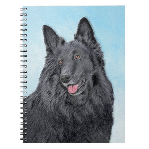 Carnet Peinture belge Sheepdog - Cute Original Chien Art