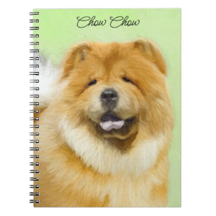 Carnet Peinture Chow Chow - Joli art original chien