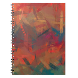 Carnet Peinture Colorée Abstraite