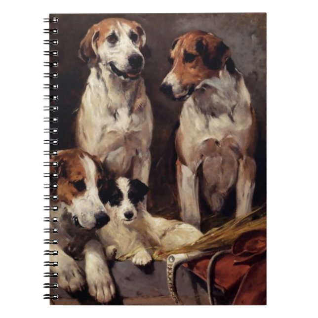 Carnet Peinture d'animaux de chiens de Terrier (Devant)