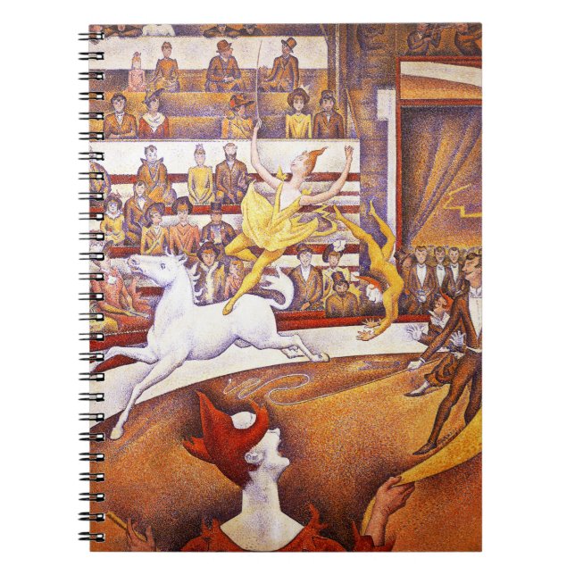 Carnet Peinture de cirque par Georges Seurat (Devant)