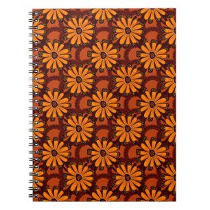 Carnet Peinture de fleurs en chute, doodles, grunge textu
