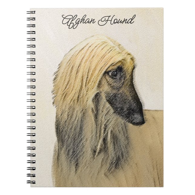 Carnet Peinture de la hache afghane - jolie art original  (Devant)